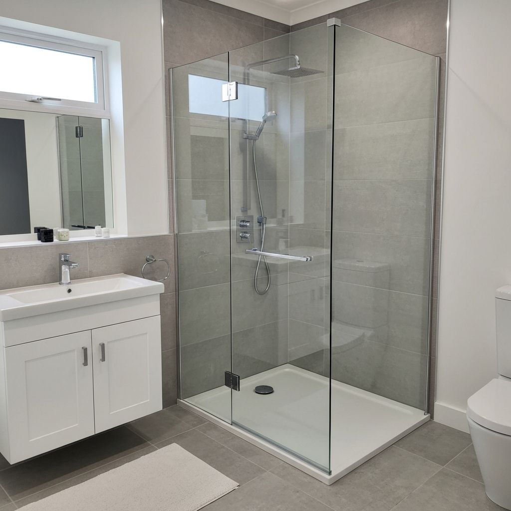 Professional bathroom installation by Collins Property Services