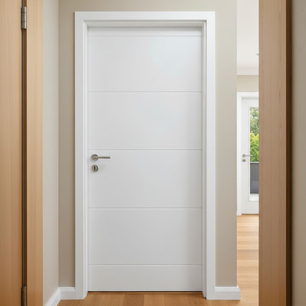 Professional door fitting by Collins Property Services