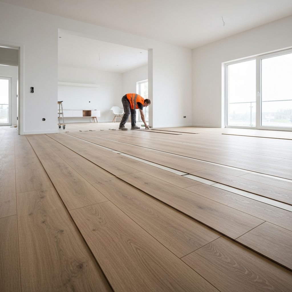 Professional flooring installation by Collins Property Services
